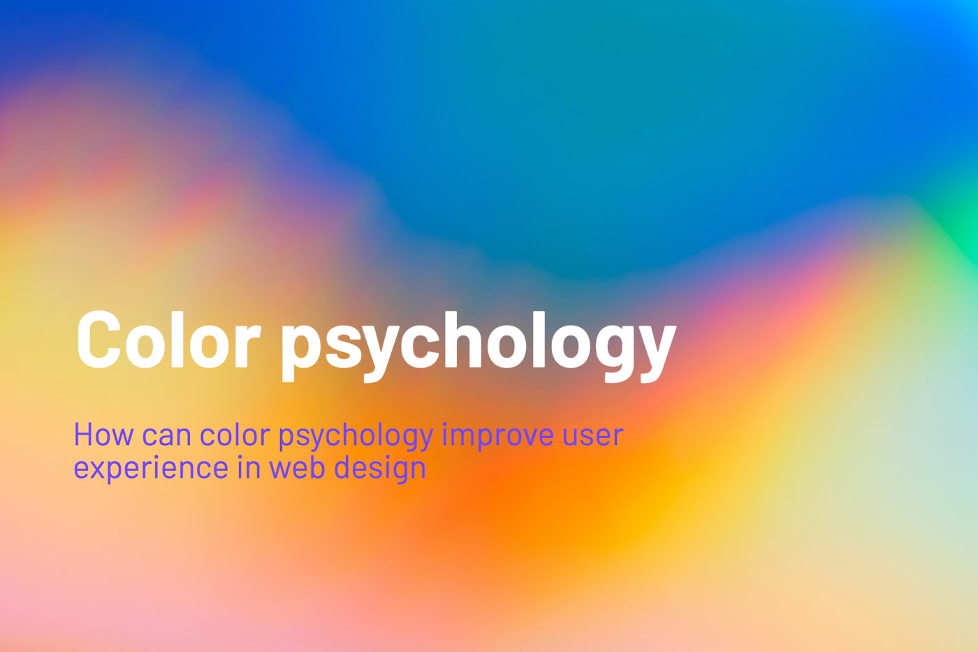 How can color psychology improve user experience in web design