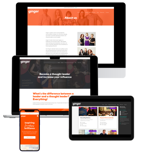Ginger Leadership communication revamped